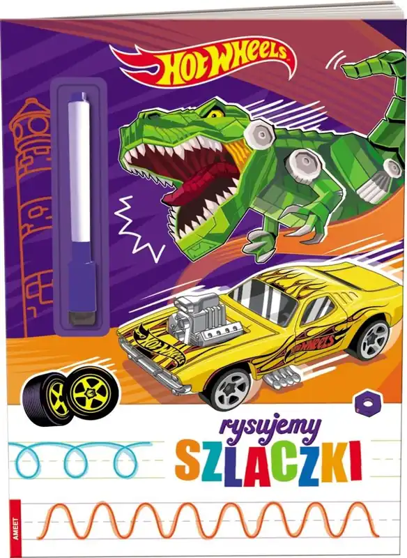 Mattel Hot Wheels. Rysujemy szlaczki
