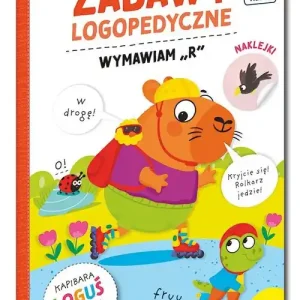 Zabawy logopedyczne. Kapibara Loguś. Wymawiam „r”