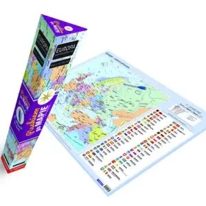 Europa mapa polityczna PLAKAT