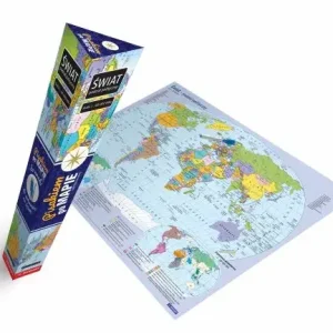 Plakat Mapa polityczna świata