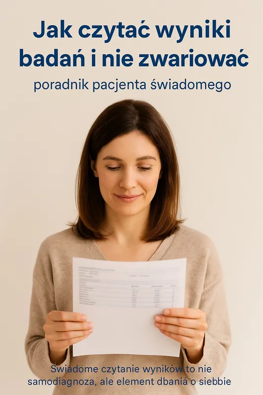 Jak czytać wyniki badań i nie zwariować. Poradnik pacjenta świadomego