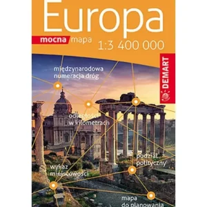 Europa mapa samochodowa 1:3 400 000