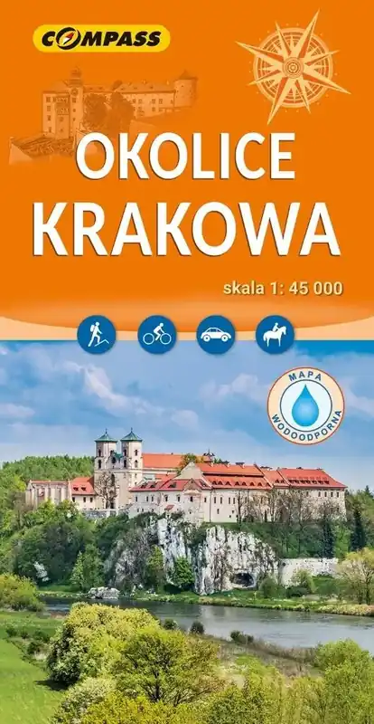 Mapa - Okolice Krakowa 1:45 000