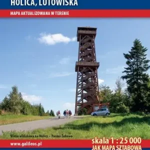 Mapa - Bieszczady. Ustrzyki Dolne, Holica...
