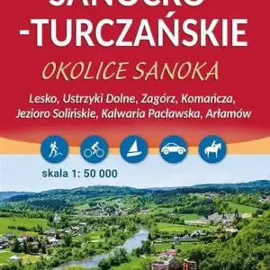 Mapa - Góry Sanocko-Turczańskie 1:50 000