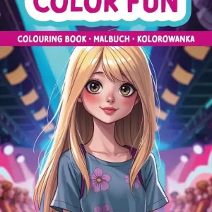 Modelki. Kolorowanka. Malbuch. Colouring book