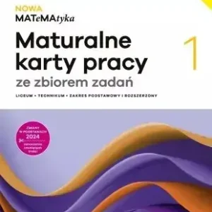 Nowa Matematyka 1 maturalne karty pracy zakres podstawowy rozszerzony EDYCJA 2025