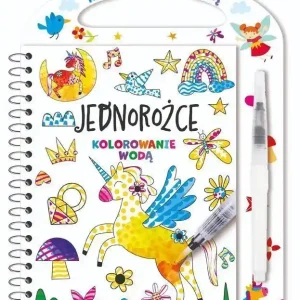 Kolorowanie wodą. Jednorożce