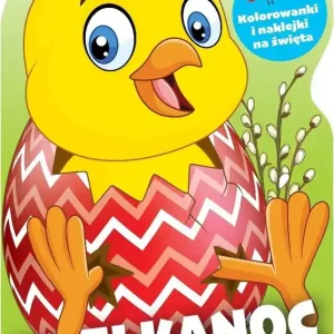 Wielkanoc tuż...tuż. Kolorowanki z naklejkami..