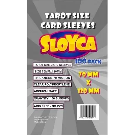 Koszulki Tarot 70x120mm (100szt) SLOYCA