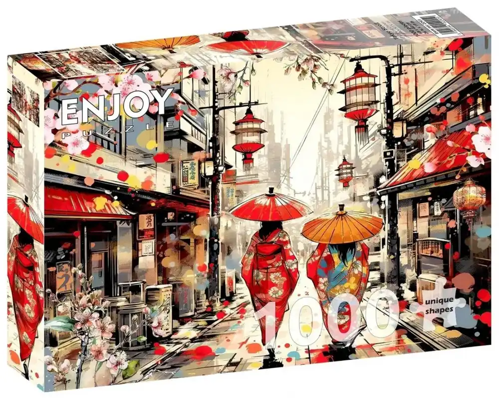 Puzzle 1000 Spacer po Tokio / Japonia