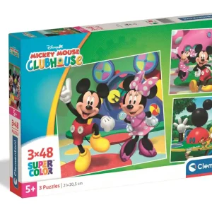 Puzzle 3x48 Super kolor Mickey Mouse Clubhouse 25005