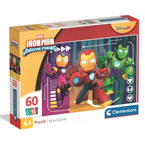 Puzzle 60 Super kolor Iron Man and His Awesome Friends 26313