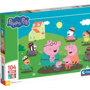 Puzzle 104 Maxi Super kolor Peppa Pig 25017