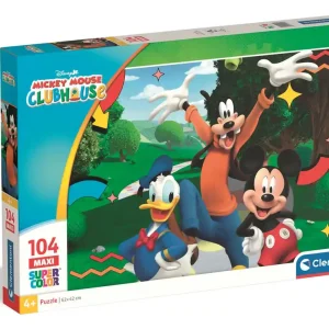 Puzzle 104 Maxi Super kolor Mickey Mouse Clubhouse 25018