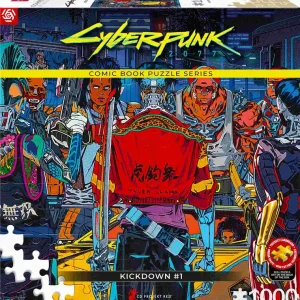 Puzzle 1000 Comic Book Cyberpunk 2077 Kickdown