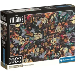 Puzzle 1000 Compact Impossible ! Disney Villains 37518