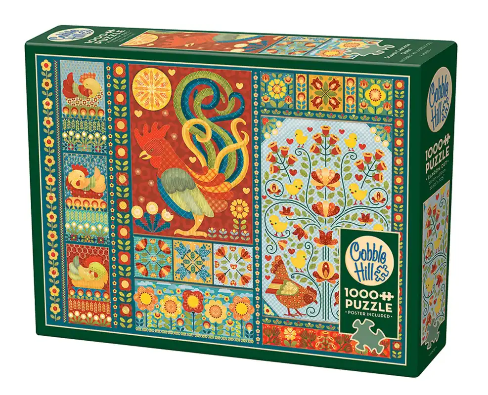 Puzzle 1000 Skandynawski patchwork 112191