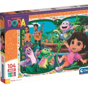 Puzzle 104 Maxi Super kolor Dora 25076