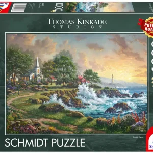 Puzzle 1000 PQ T.Kinkade Nadmorski krajobraz 113669