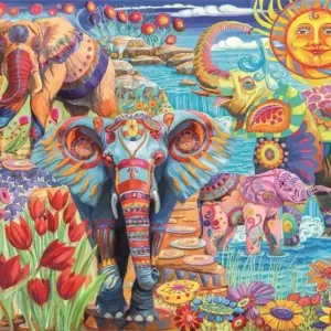 Puzzle 500 HQ Elephants' Carnival 35572
