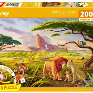 Puzzle 200 PQ T.Kinkade Król Lew 113372