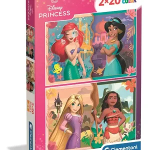 Puzzle 2x20 Super kolor Princess 24092