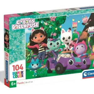 Puzzle 104 Super kolor Gabbys Dollhouse 25034
