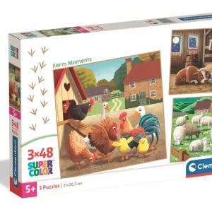 Puzzle 3x48 Super kolor Farm Moments 25791