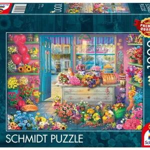 Puzzle 1000 PQ Kwiaciarnia 112739