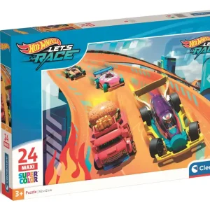 Puzzle 24 Maxi Super Kolor Hot Wheels 28523