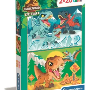 Puzzle 2 x 20 Super Kolor Jurassic World 24810