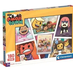 Puzzle 180 Super kolor Emojii Town 29067