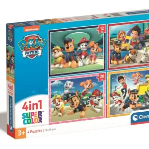 Puzzle 4w1 super kolor Paw Patrol 21513
