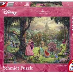 Puzzle 1000 SQ T. Kinkade Śpiąca Królewna 110749