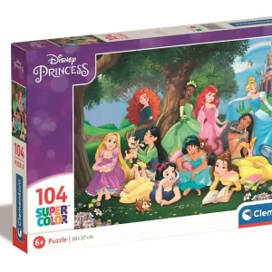 Puzzle 104 super kolor Disney princess 25743