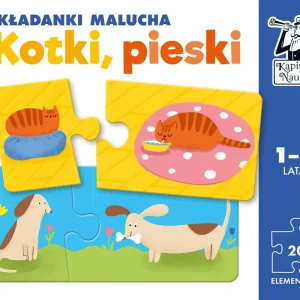 Kotki pieski Układanki malucha Kapitan Nauka