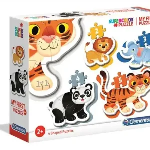Puzzle 4w1 (3,6,9,12) Dzikie zwierzęta 20810