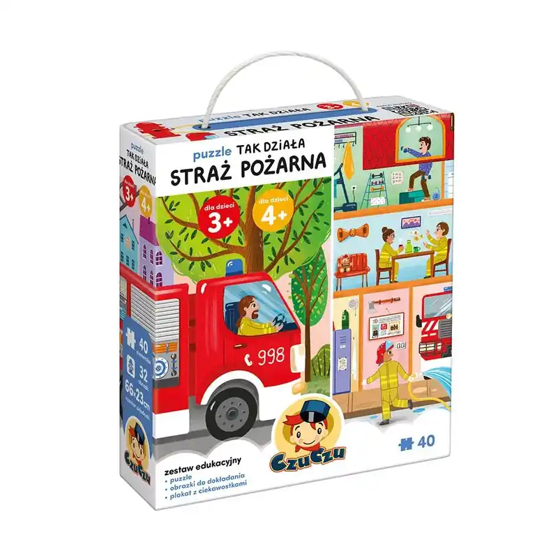 CzuCzu Puzzle Tak działa Straż pożarna 3+, 4+