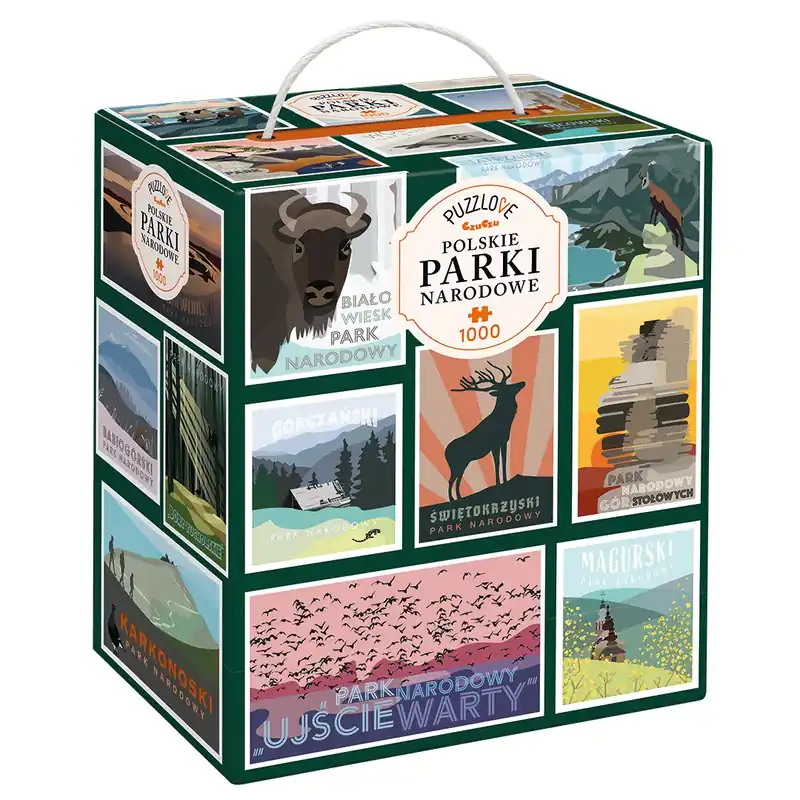 Puzzlove CzuCzu Polskie Parki Narodowe 1000el