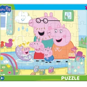 Puzzle ramkowe Świnka Peppa Rodzina 40el