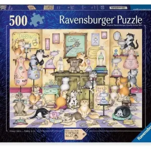 Puzzle 500 Szalone koty