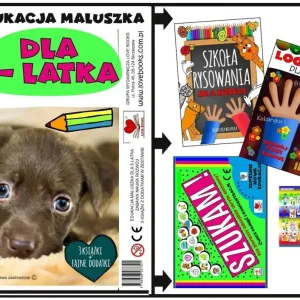 Edukacja maluszka - zestaw książek dla 5 latka