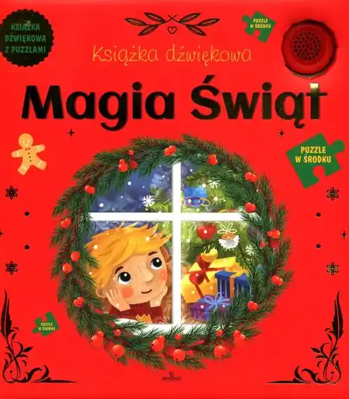Magia świąt. Książka dźwiękowa z puzzlami