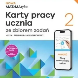 Matematyka LO 2 Nowa MATeMAtyka Karty pracy ZP