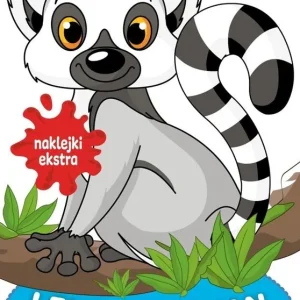 Zwierzakowe kolorowanki. Lemur Lucjan