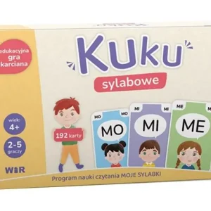 Kuku sylabowe. Edukacyjna gra karciana dla dzieci