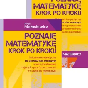 Poznaję matematykę Krok po kroku Podręcznik + Teczka