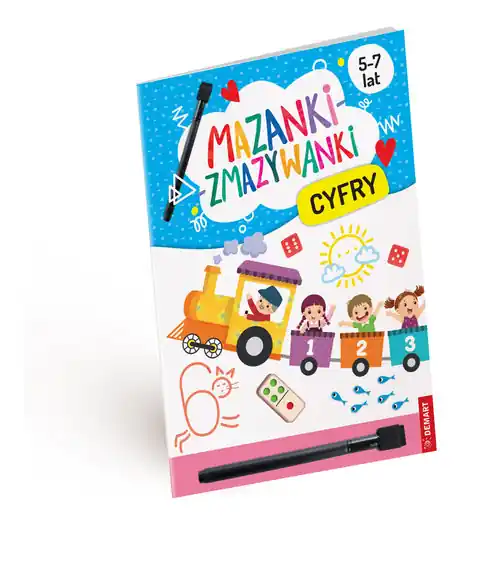Mazanki-zmazywanki. Cyfry.