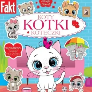 Koty, kotki, koteczki. Naklejki Iskierki